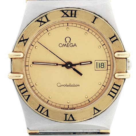 omega yellow gold watch